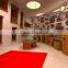 Wooden reception counter design display cabinet