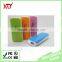 colorful 5200mAh Mini mobile power bank charger with18650 battery