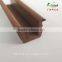 Yellow U Shape PVC/TPV Plastic Profile Products Extrusion
