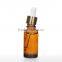 20ml amber glass eye dropper bottle