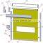industrial rapid rolling door/pvc roll up door HSD-056