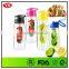 700ml single wall tritan plastic drinking water bottle with infuser