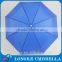 Regular Blank Fold Umbrella 3 Folding Light Blue Umbrella