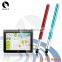 KKPEN Luxury arcylic metal stylus touch pen with rotation type metal ballpoint pen