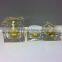 luxury square shape acrylic cosmetic jar empty cosmetic container