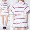 Fashion garment supplier hot selling long all over print girls cut back dress