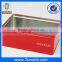 red lid 197x127x79mm metalic gift tin box /medlar Goqi packaging tins