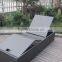 Single Lounge Daybed Rattan Swiming Poor Side Chaise Lounge