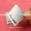 high definition sports wear fabric woven label with trademark
