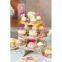 NEW Birthday party bunting cake platter birthday party cake stand cake platter with pretty reversible tier