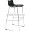 Newest design plastic seat bar stool high chair