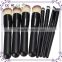 factory wholesale 8pcs wooden handle blush foundation brush makeup brushes