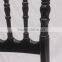 black Resin/Acrylic/PolyCarbonate Napoleon Chair--strong