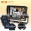 Touch screen quad monitor system for tractor parts