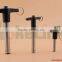 High quality precision stainless steel T handle lock pin with stainless lanyard