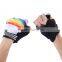 Cool Change Shock-absorbing Foam Pad Half Finger Breathable Sports Golves For Cycling Climbing Camping 2 Colors