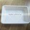 White PS plastic tray for different food packaging