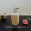 Factory direct 4 pcs Ceramic bathroom set with wooden cover