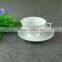Stock cheap hotel restaurant porcelain antique coffee cup and saucer set with box