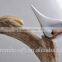 Abstract gold plated small resin bird figurine