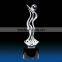Custom new design crystal dance trophy