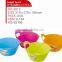 Hot sales customised color and packing take away plastic salad bowl with lid