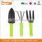 Metal kids garden tool set