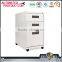 Colorful 3 drawer file cabinet movable drawer cabinet metal garage storage cabinet