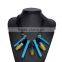 Europe America New Design Exaggerated Geometric Acrylic Pendant Necklace Adjustable Silk Ribbon Necklace