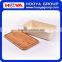 38x21x12 CM Bamboo Fiber Bread Box Bin with Cutting Board Lid Set