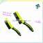 Nylon hair mini brush PP+TPR handle wire brush
