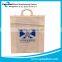 One time use degradable disposable rigid handle plastic bag