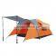 outdoor camping double layer 3-4 person family water proof tent