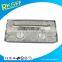 Promotion Metal Silver Plated Birth Certificate Holder Set With Silk Ribbon