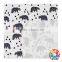 Cartoon Polar Bear Print Blanket Boutique Baby Muslin Blanket With Hat