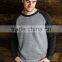 Jersey Baseball Classic Unisex Eco fleece Ribbed Neckline Raglan Sleeve Baseball Sweater Mens Crewneck Sweatshirt