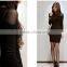 Lady Sexy Mesh Net Long Sleeve Bodycon Bandage Dress , Underwear Women Mini Short Fashion Party Dresses