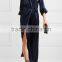 Robe-Inspired Silk Wrap Maxi Dress Sexy Night Long Sleeve Dress Evening Cocktail Dresses 2016 HSD5861