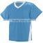 Young Student Sport Jersey Customize Rib Knit V Neck Collar Sport Shirt 100% Polyester Tricot Mesh Jersey