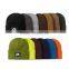 snowboard beanie various neon colors custom woven label knitted beanie