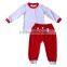 2017 Solid Tops & Pants With Buttons Kids Clothing Girls and Boys Outfits Baby Pajamas