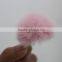 Myfur Top Quality Luxury Ball Animal Fur Pompom Shoe Accessory Shoes