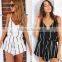 SEXY BACKLESS FLORAL JUMPSUITS FOR LADIES SHORTS