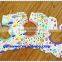 Cute 360 degree cotton baby drool cloths