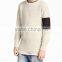 Wholesale 100% cotton knitted sweater design for kids hand knit boy sweater