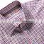 China direct factory customise 100% cotton check pattern latest formal shirt designs for men