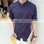 Cultivate one's morality short sleeve shirt cotton and linen men