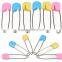 Plastic Handle Baby Safety Safety Pins