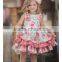 trendy girls stripe ruffle remake boutique clothing sets
