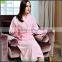 Women bamboo fiber bathrobe terry towel bamboo bath robe with custom logo